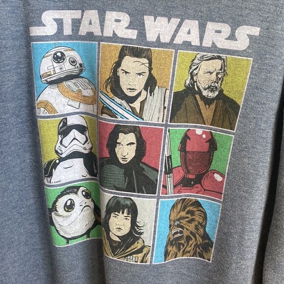 Star Wars Graphic Sweatshirt L - Picture 2 of 5